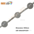 20 mm diametrs Individuāls vadāmā LED lodīšu stīgas gaisma